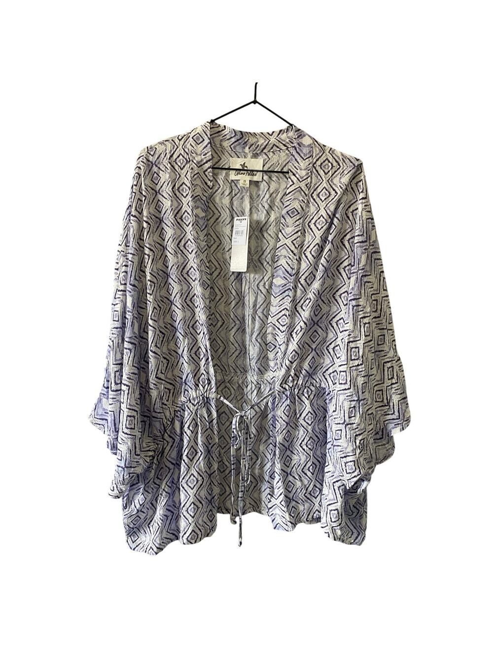 OTHERS FOLLOW Carlota Womens Kimono Sz S Boho Fairy Artsy NWT